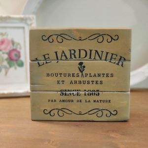 Le Jardinier Solid Wood Rustic Riser